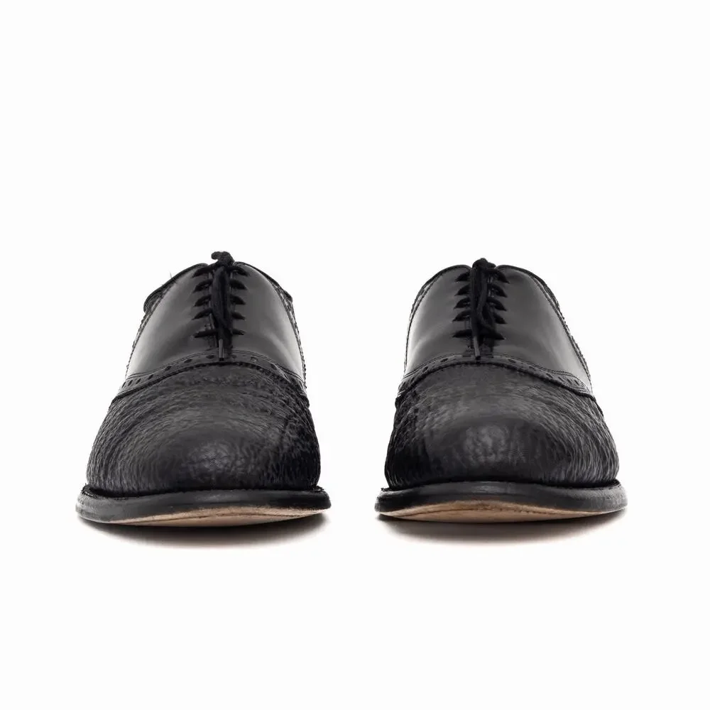 $850 Allen Edmonds Shelton Sharkskin Saddle Oxford Dress Shoes — US 10 EEE